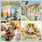 24 Pcs Mini Floral Foam Holder Round Floral Foam with Green Arrangement Wire Arrangement Supplies for Table Wedding Wine Bottle Decor